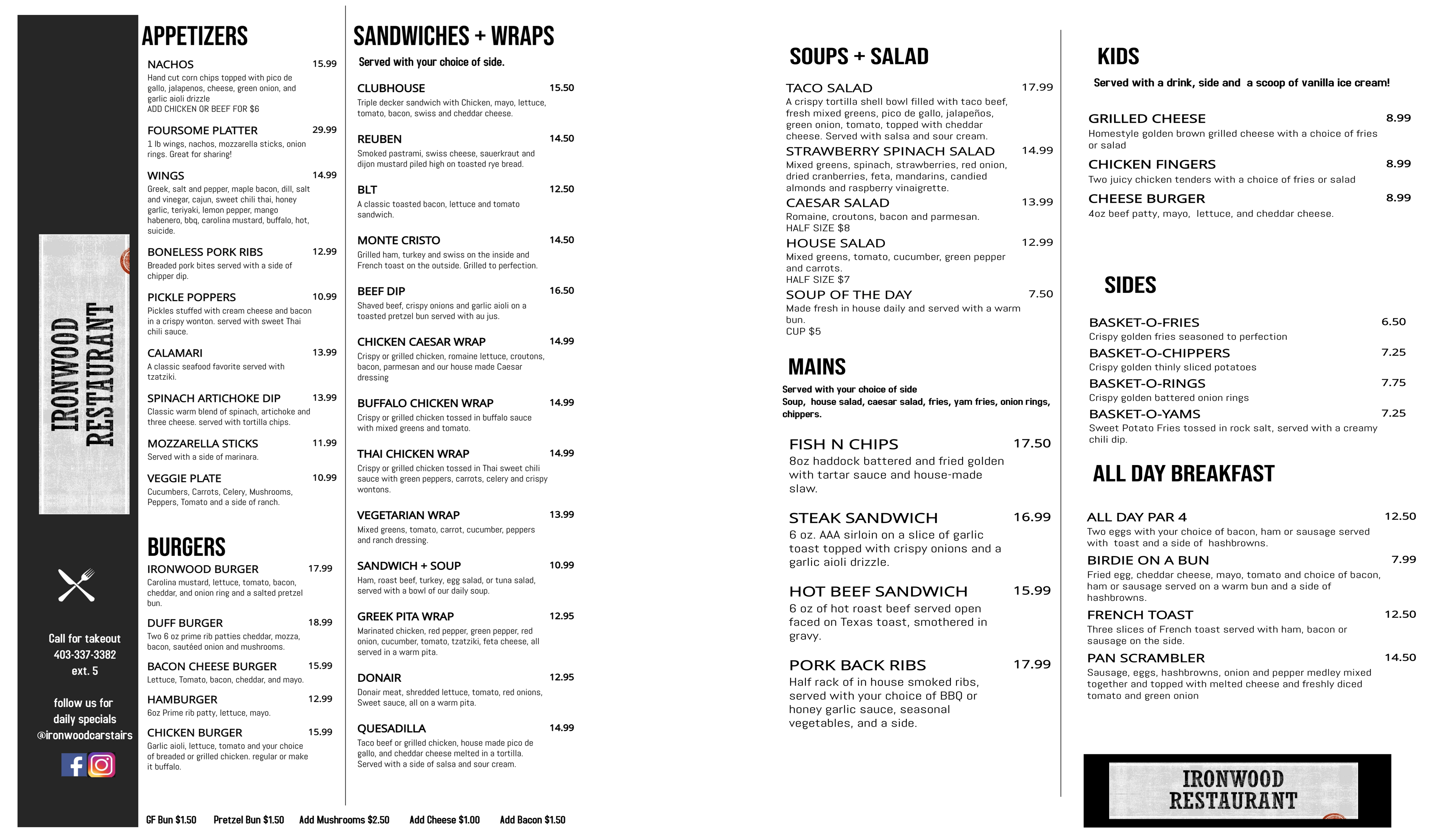 Ironwood Restaurant Carstairs Community Golf Club Ironwood Restaurant Carstairs Community Golf Club